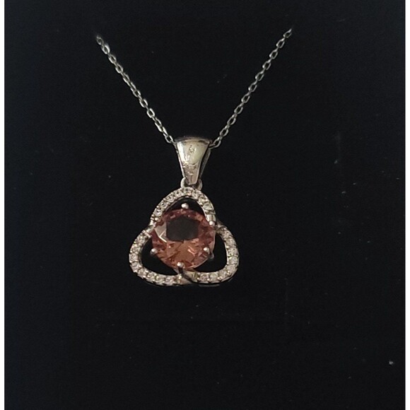 925 Sterling Silver Turkish Necklace Zultanite Wedding Jewelry for Women, NEW, - Picture 3 of 7